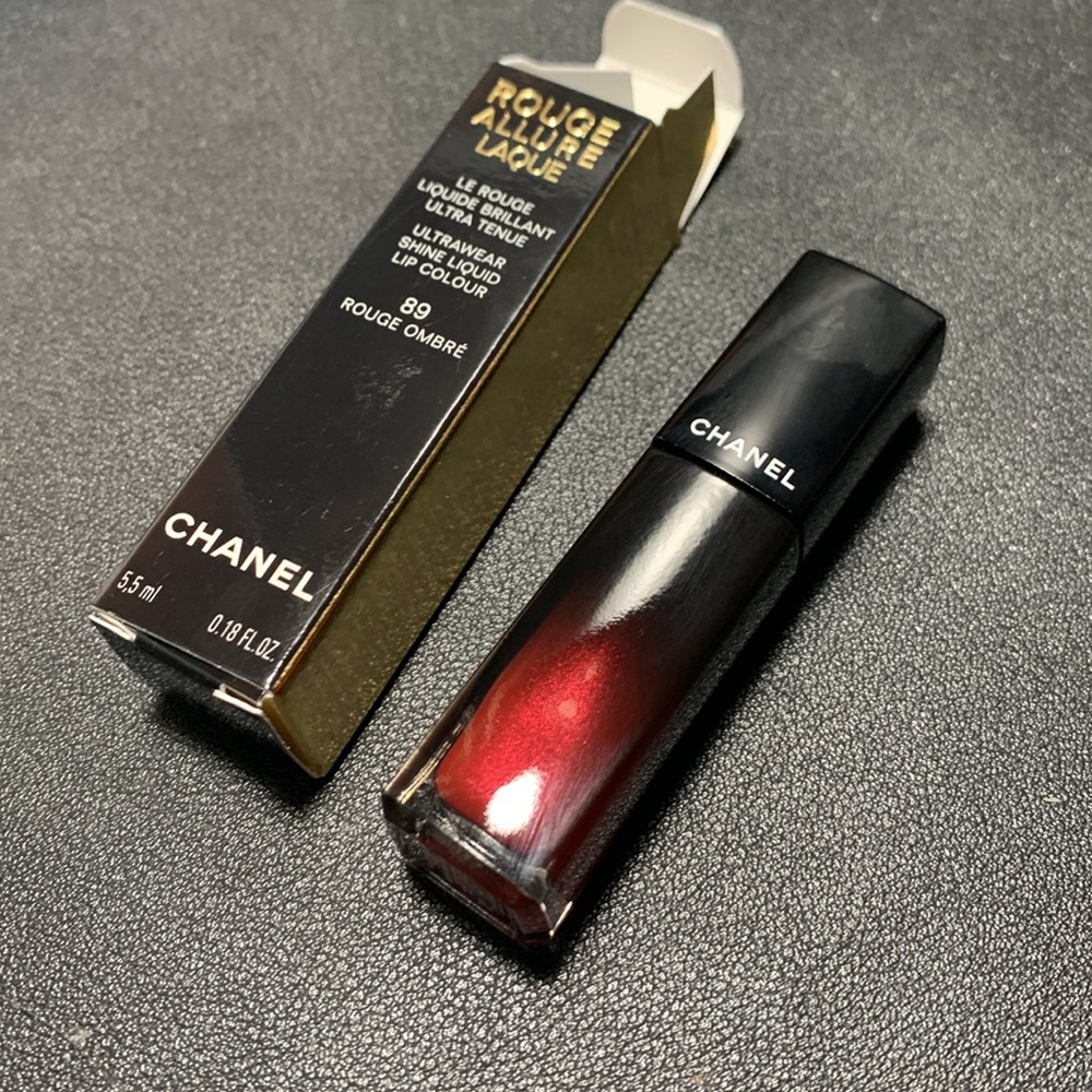 Chanel Rouge Allure Laqur 89 Rouge Ombré lip color rich red limited edit…